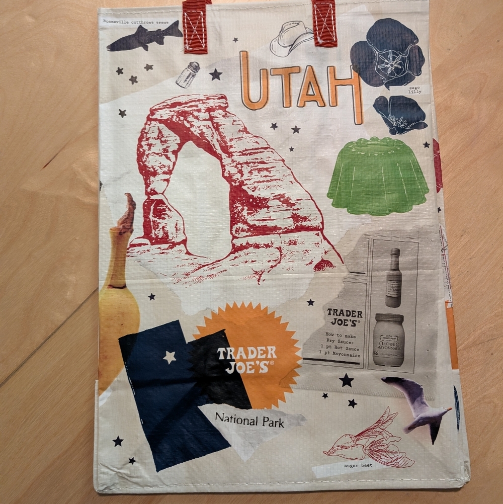 New Trader Joe's Utah Reusable Shopping Bag